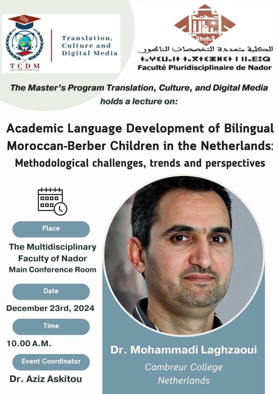 Academic Language Development of Bilingual Moroccan-Bered Children in the Netherlands